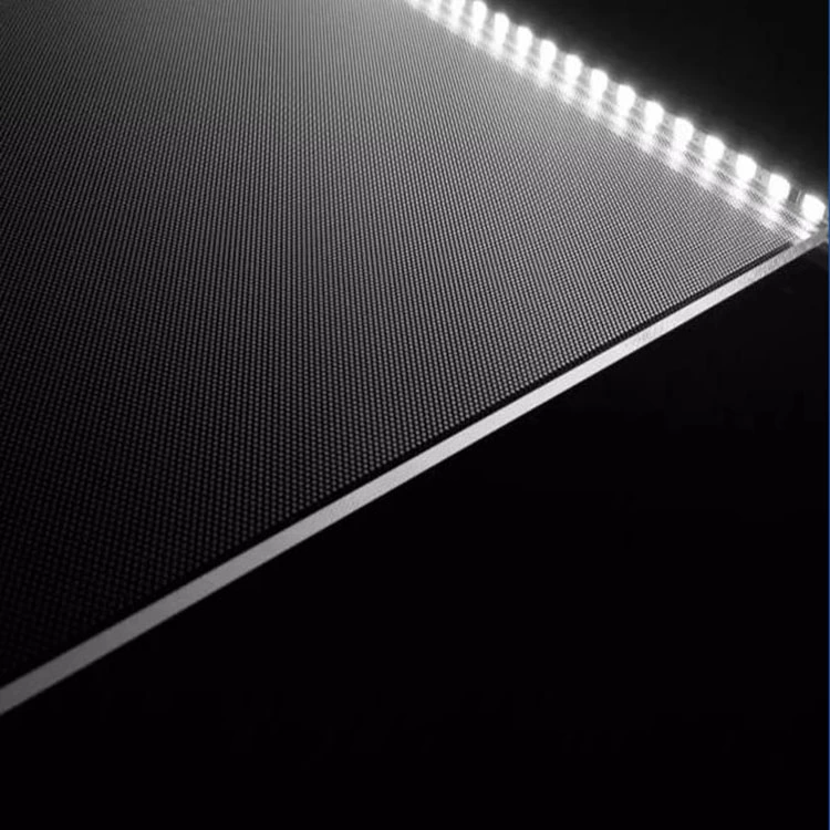 লেজার খোদাই LED লাইট গাইড প্যানেল এক্রাইলিক শীট